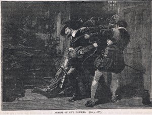 ガイ・フォークスの逮捕1605 作： Gordon Frederick Browne